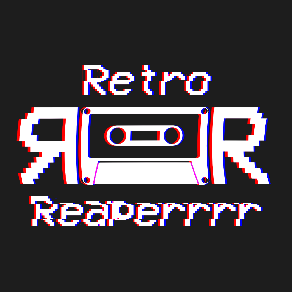 The sixth stage in designing the VHS logo.